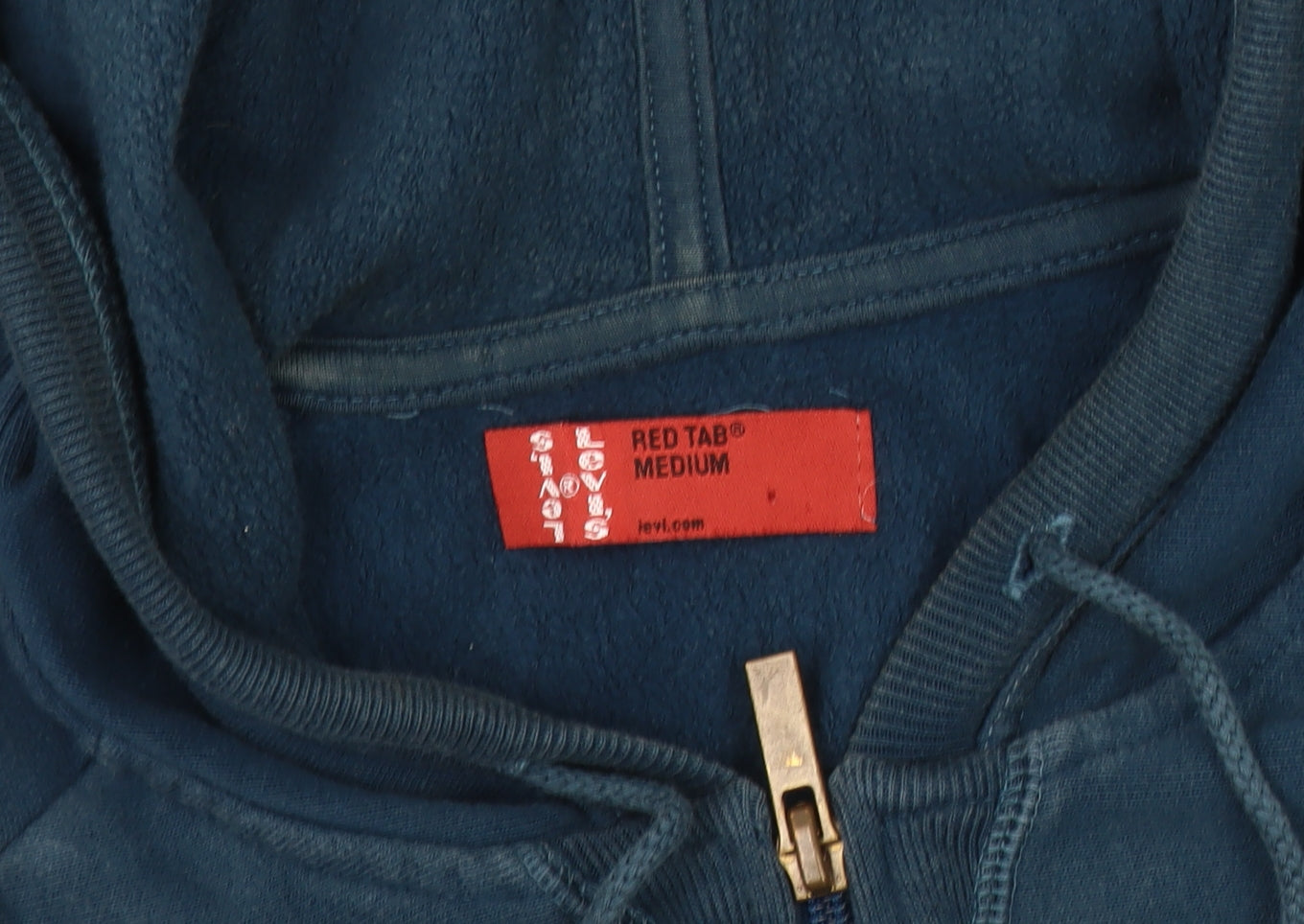 Levi's Men's Blue Hooded Jacket Medium