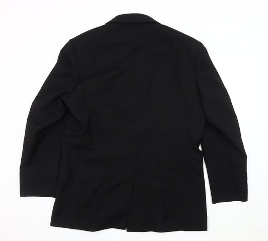 Burton Men's Black Blazer, Size 42 Regular