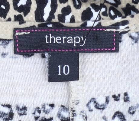 Therapy Women's Multicoloured Animal Print Top