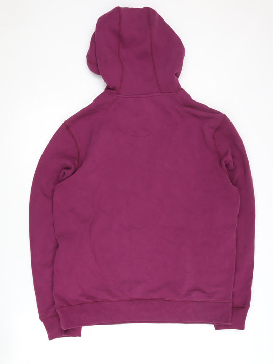 Crew Clothing Purple L Men's Pullover Hoodie