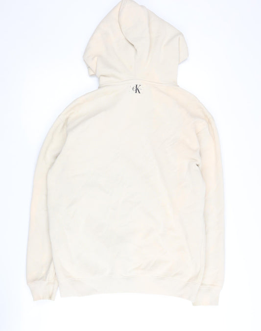 Calvin Klein Khakis Beige Men's S Pullover Hoodie