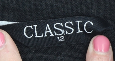 CLASSIC Women's Black Blazer Size 12