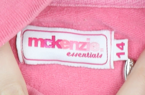 McKenzie Women's Pink Full Zip Casual Jacket Size 14