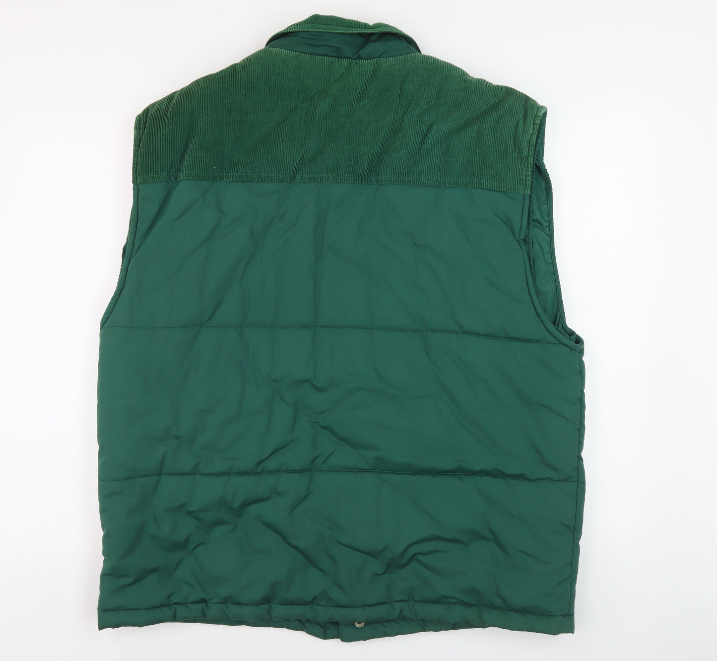 Dickies Men's XL Green Lined Waistcoat - Classic Outdoor Style