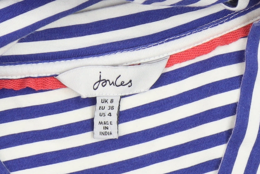 Joules Women's Multicoloured Striped Dress Size 8
