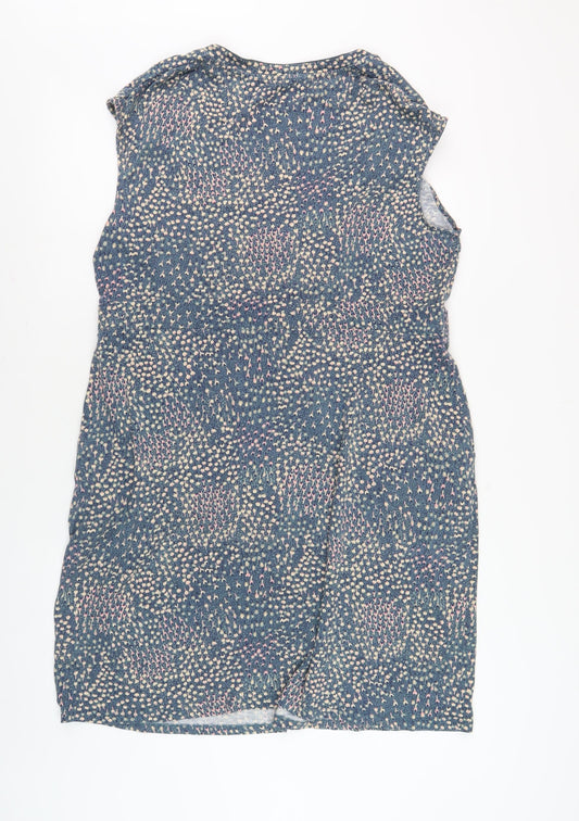 Boden Women’s Blue Sleeveless Scoop Neck Dress L