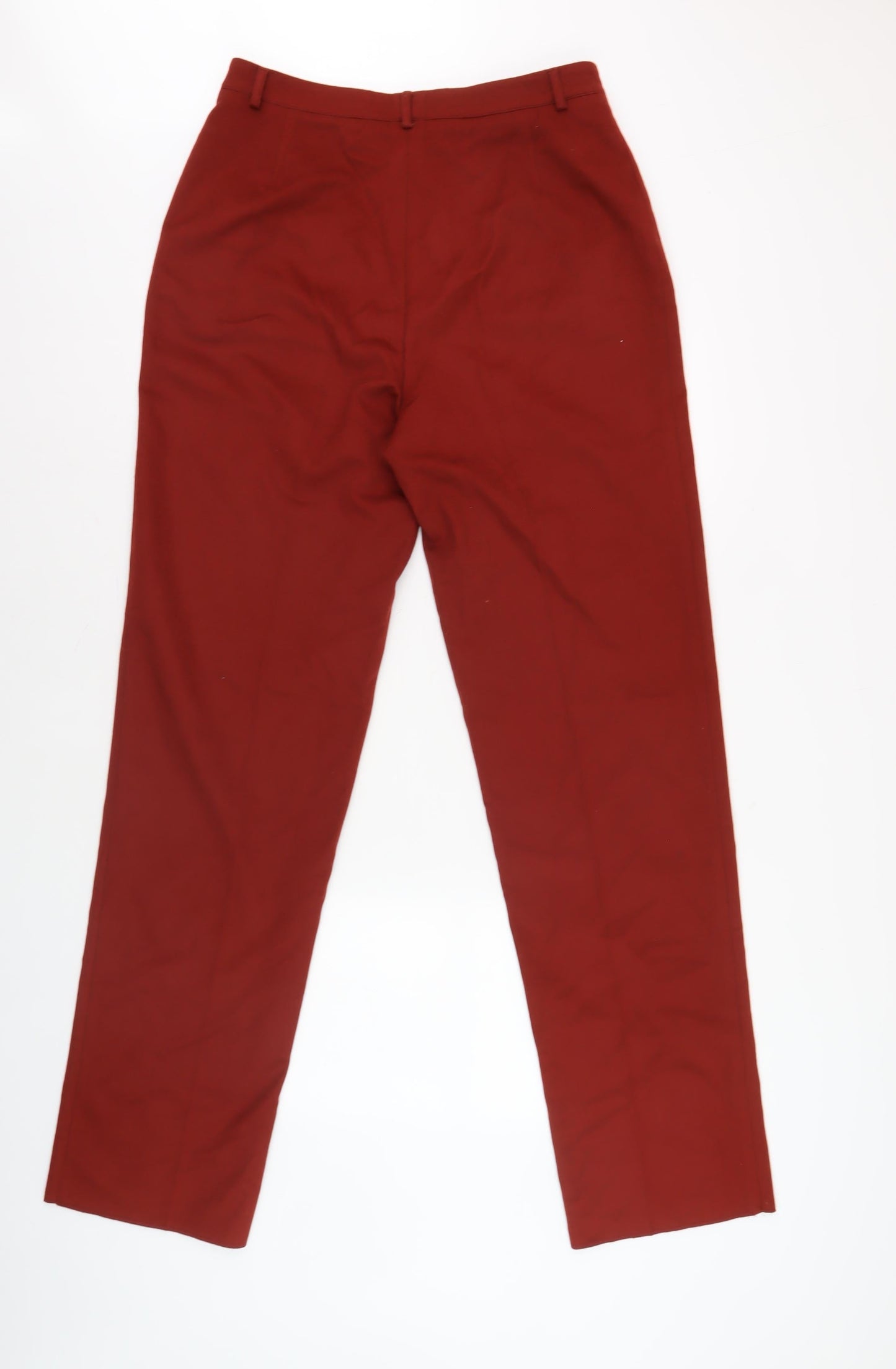 Burberry Men's Red Wool-Cashmere Classic Trousers