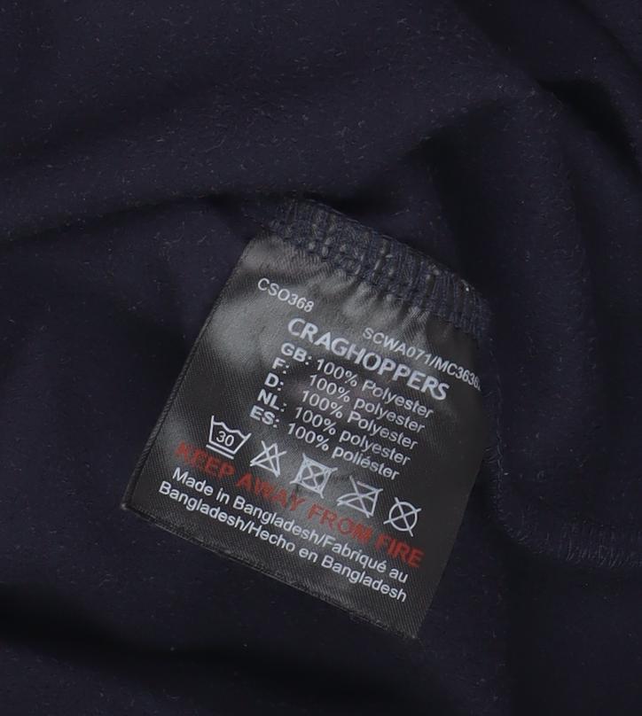 Craghoppers Women's Black Fleece Sweatshirt Size 10