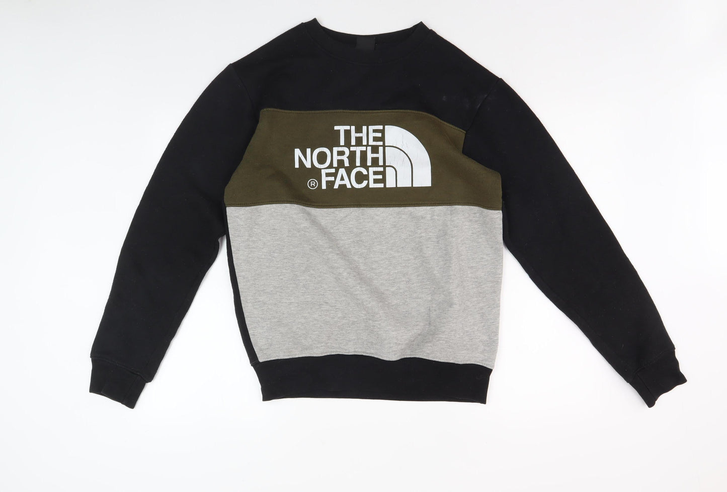 The North Face Men's Black/Grey Pullover Sweatshirt L