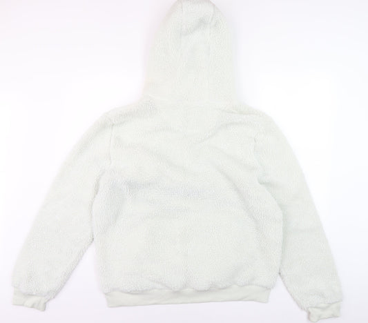 Brave Soul Men's White XL Pullover Hoodie Fleece