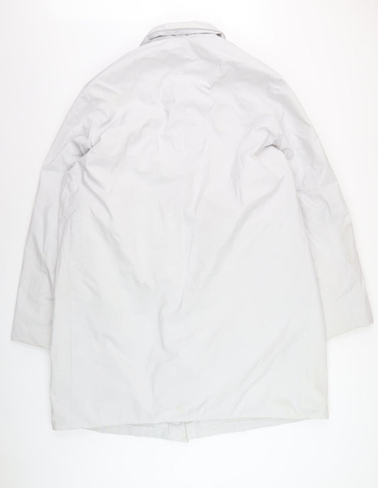 H&M Women's White XL Long Coat