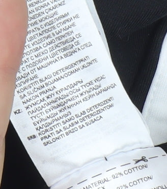 Brand and care label for Adidas Women's Black XS Slim Track Pants