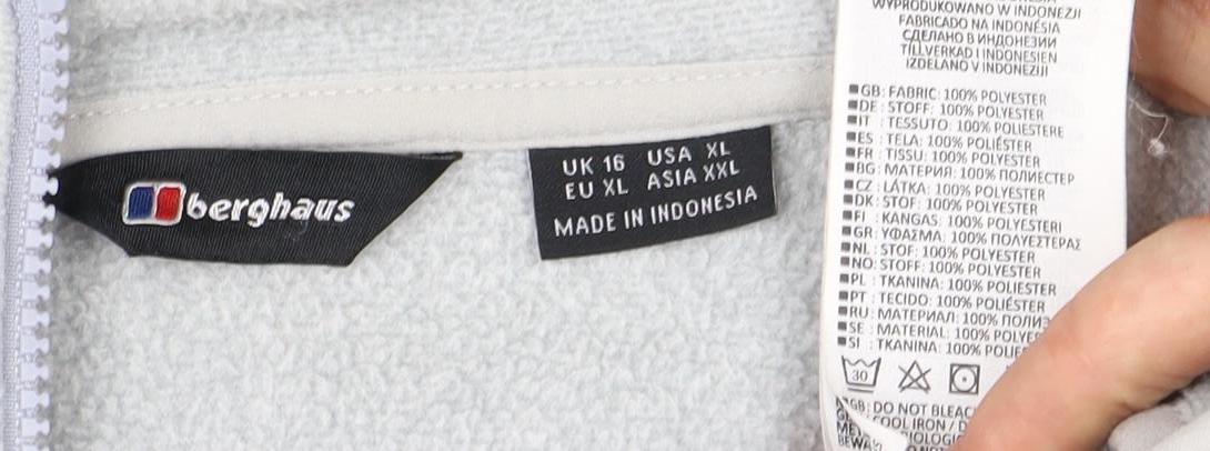 Berghaus Women's White Fleece Jacket XL