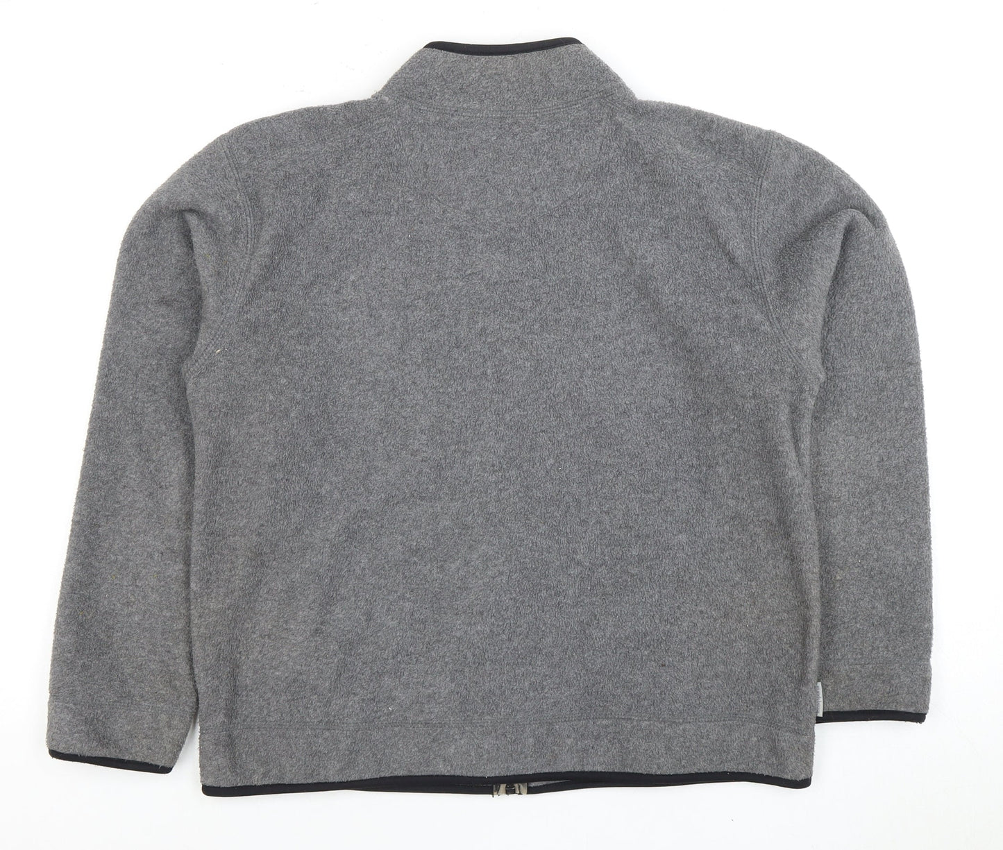 Le Coq Sportif Women's Grey Full Zip Fleece Jacket Size 10