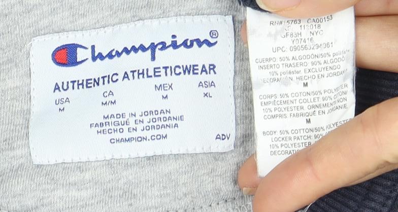 Champion Men's Blue Medium Pullover Sweatshirt