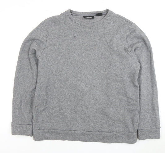 Calvin Klein Men's Grey Pullover Sweatshirt L
