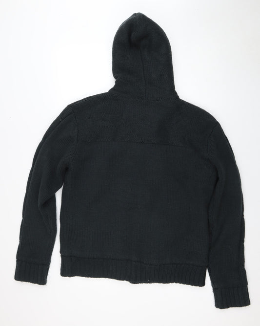 Tokyo Laundry Men’s Black Medium Knit Cardigan