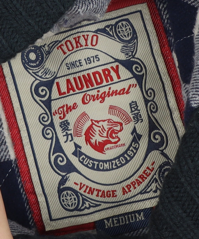 Tokyo Laundry Men’s Black Medium Knit Cardigan