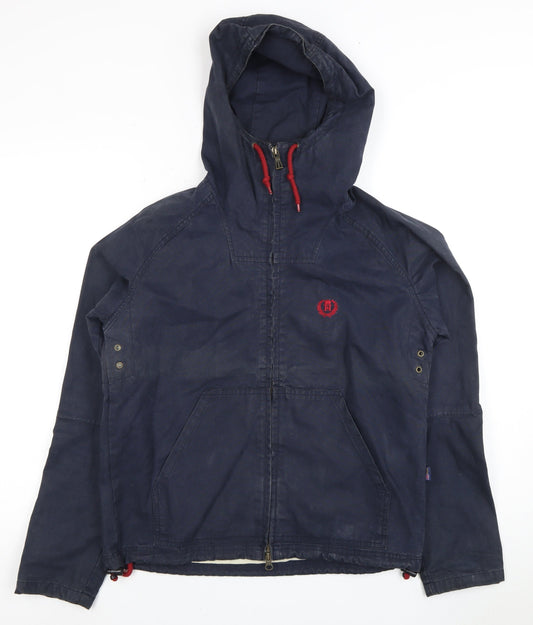 Henri Lloyd Men's Blue Hooded Jacket 40 Outdoor Casual