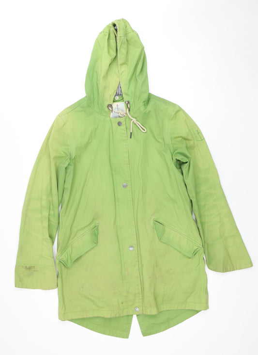Seasalt Cornwall Women's Green Rain Jacket Size 8