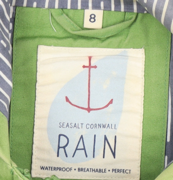 Seasalt Cornwall Women's Green Rain Jacket Size 8