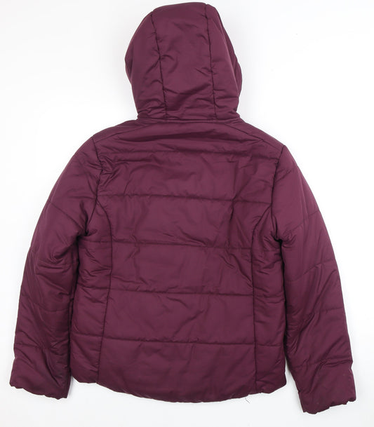 Converse Men's Purple Puffer Jacket, Small, Winter