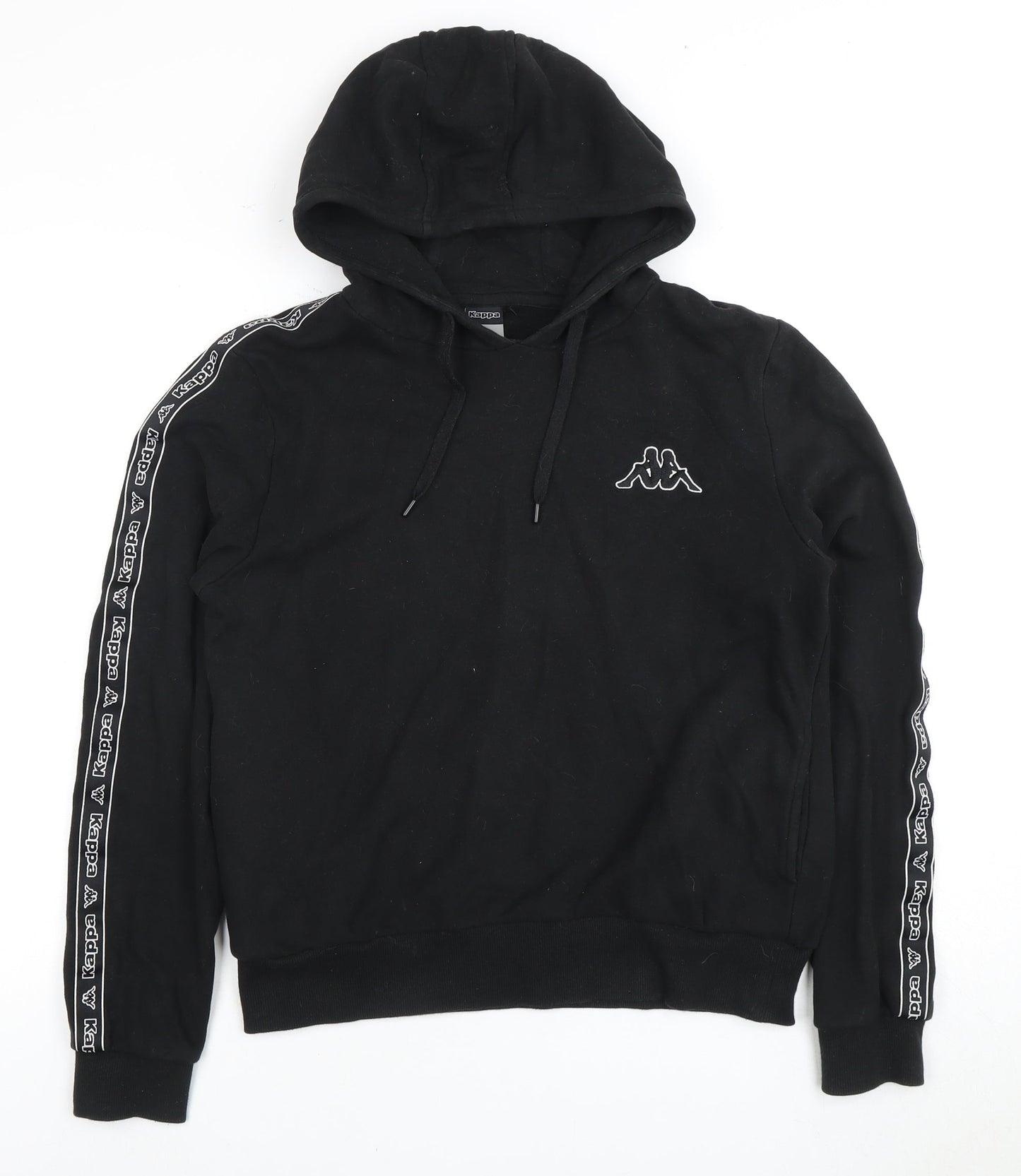 Kappa Women's Black Hoodie Size 12 Pullover