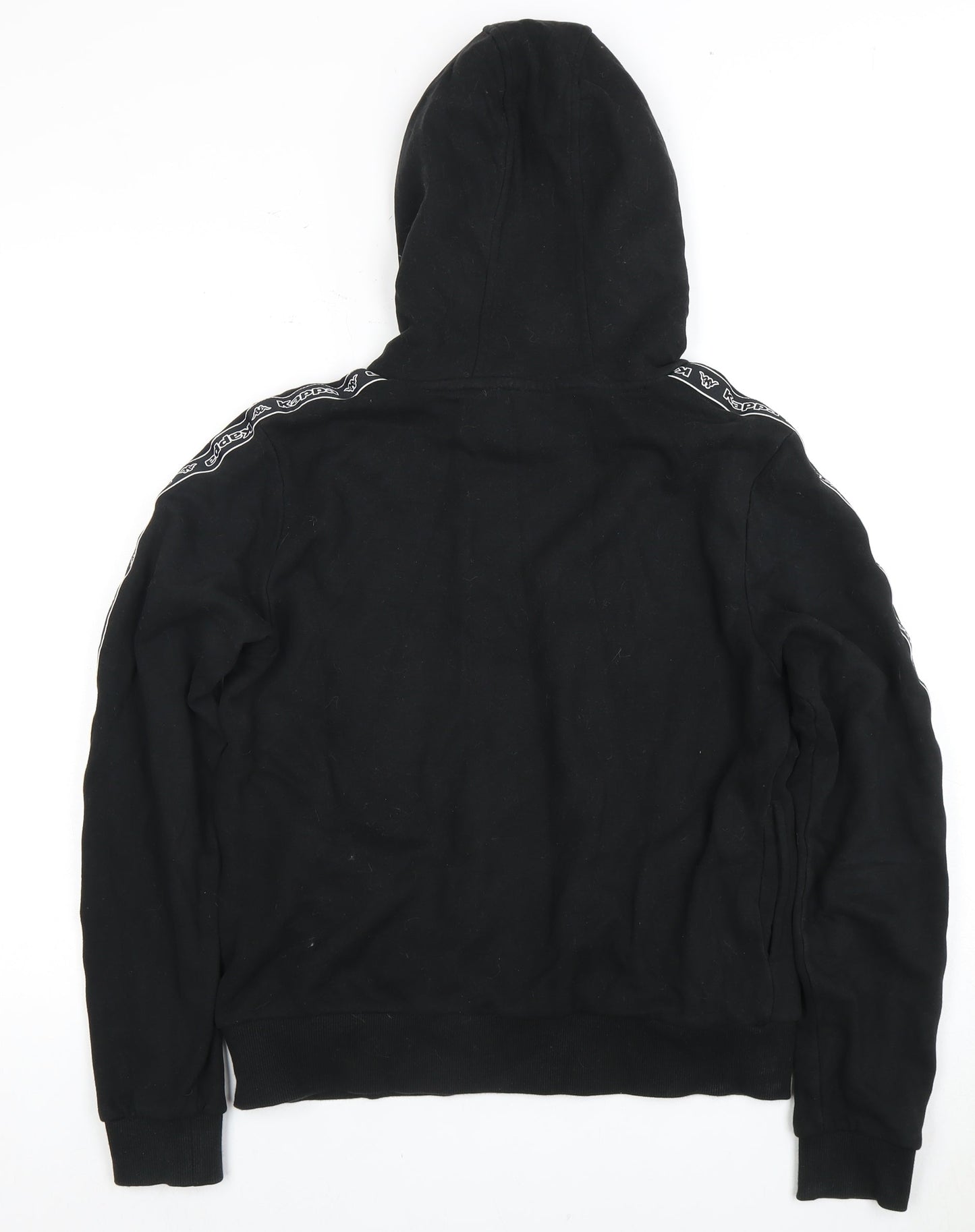 Kappa Women's Black Hoodie Size 12 Pullover