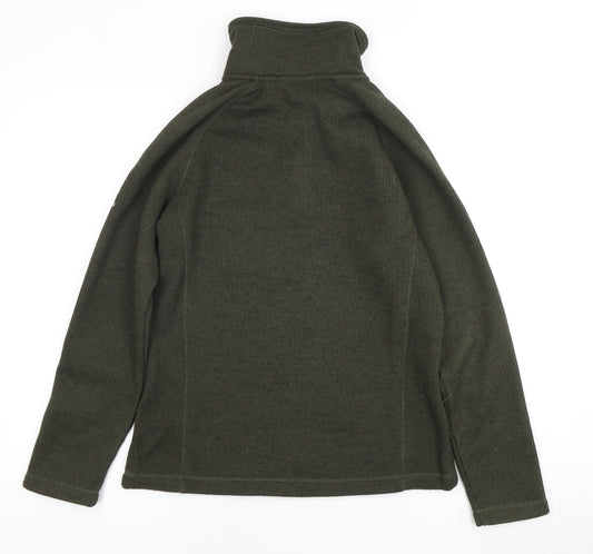 Craghoppers Women's Green Henley Sweatshirt Size 10