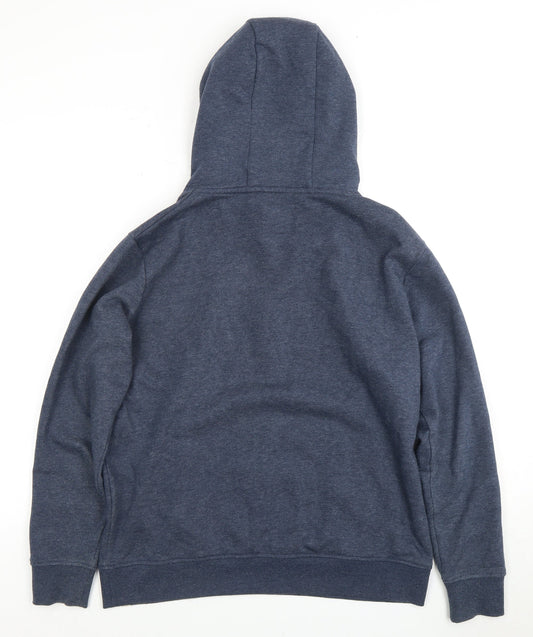 Animal Women's Blue Hoodie Size 10 Pullover with Logo