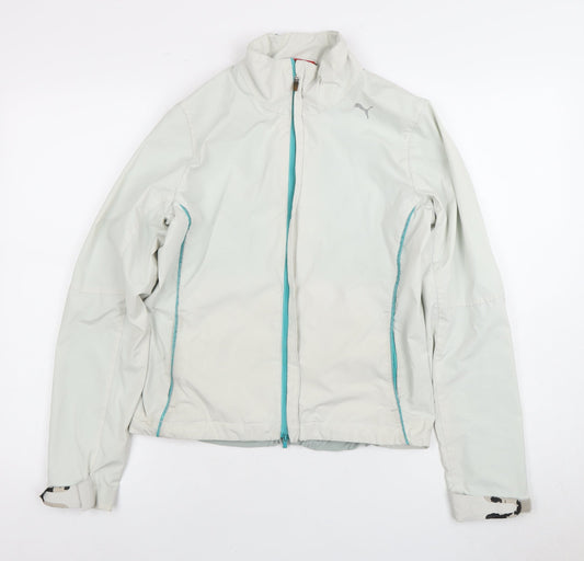 Puma Women's White 12 Jacket with Logo