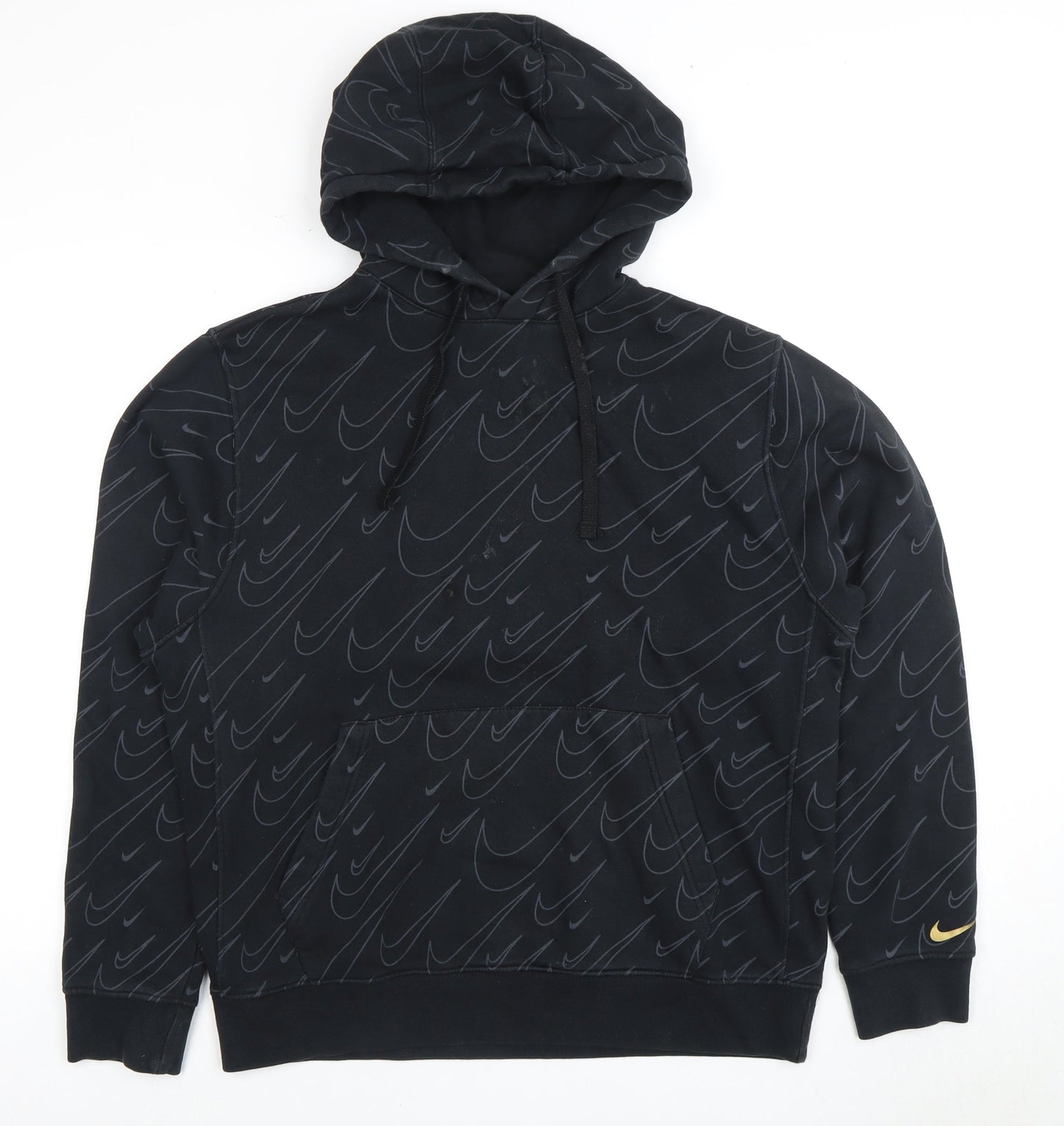 Nike Men's Black Pullover Hoodie L