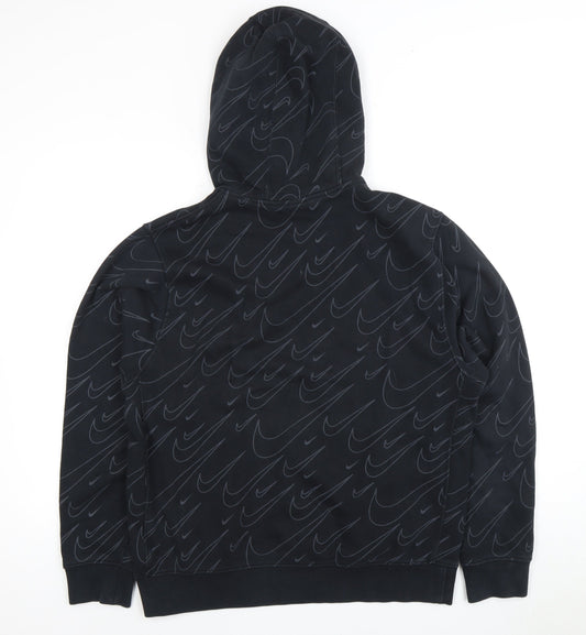 Nike Men's Black Pullover Hoodie L