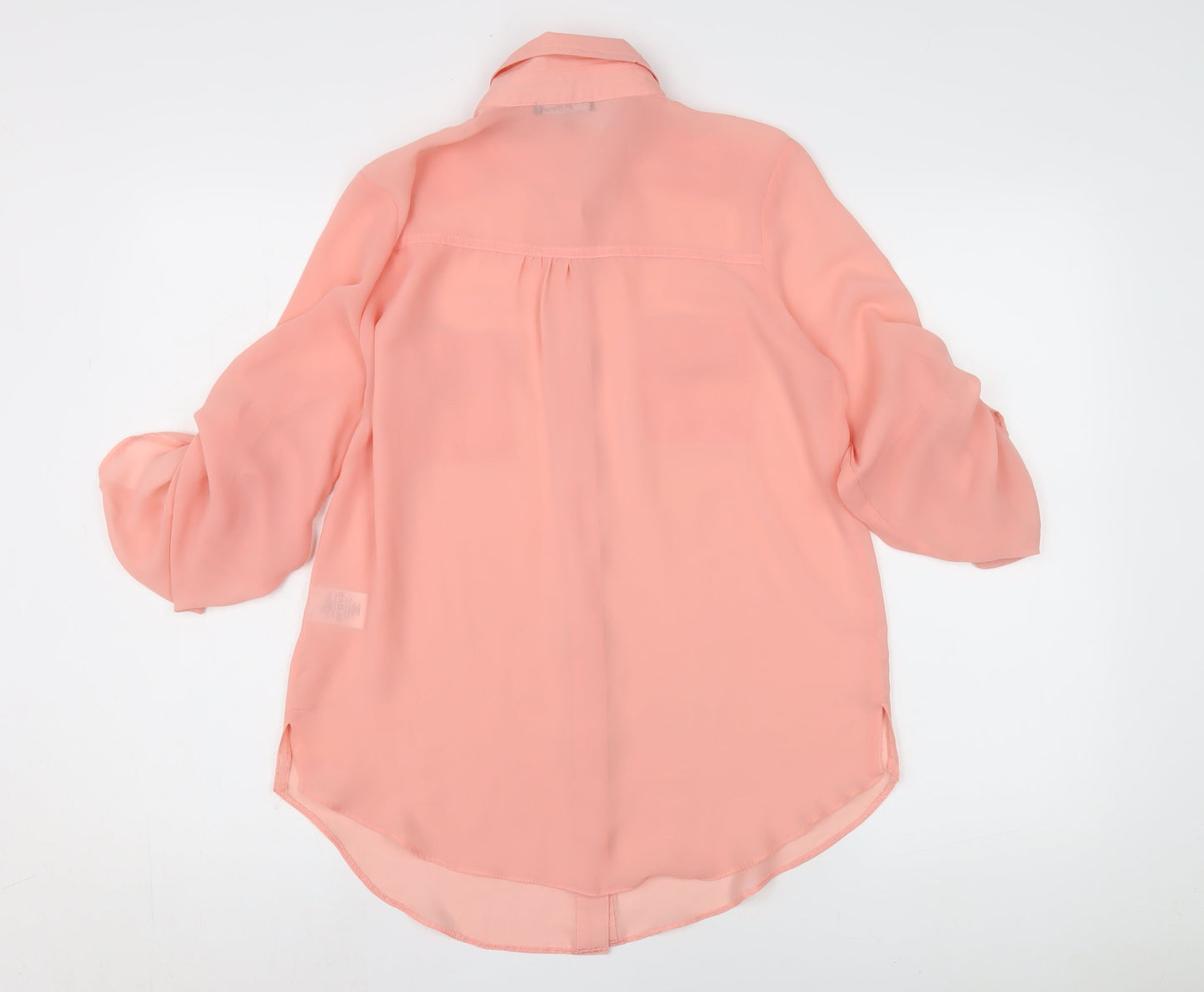 Jane Norman Women's Pink Button-Up Blouse, Size 12