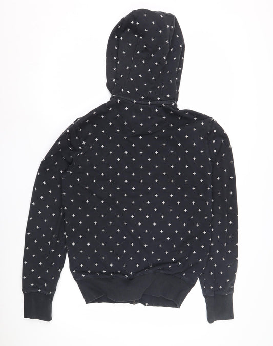 Lyle & Scott Men's Black Hoodie, Size S, Full Zip