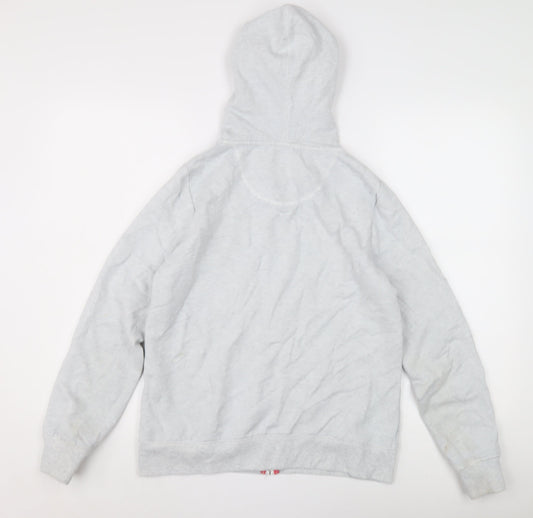 Crew Clothing Women’s Grey Full Zip Hoodie Size 10