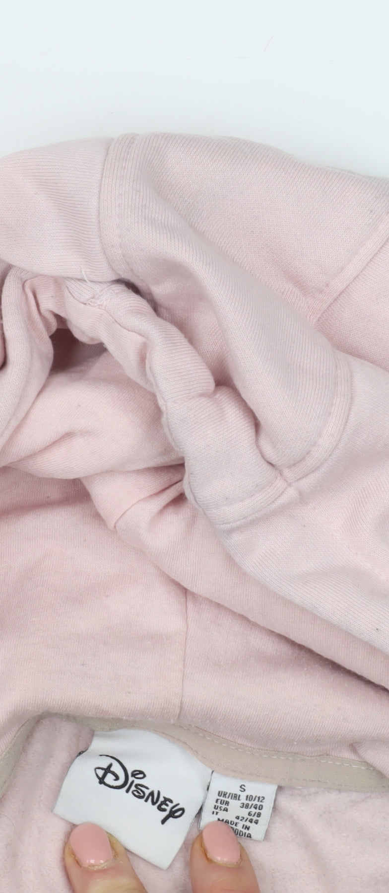 Disney Women’s Pink Minnie Mouse Pullover Hoodie S