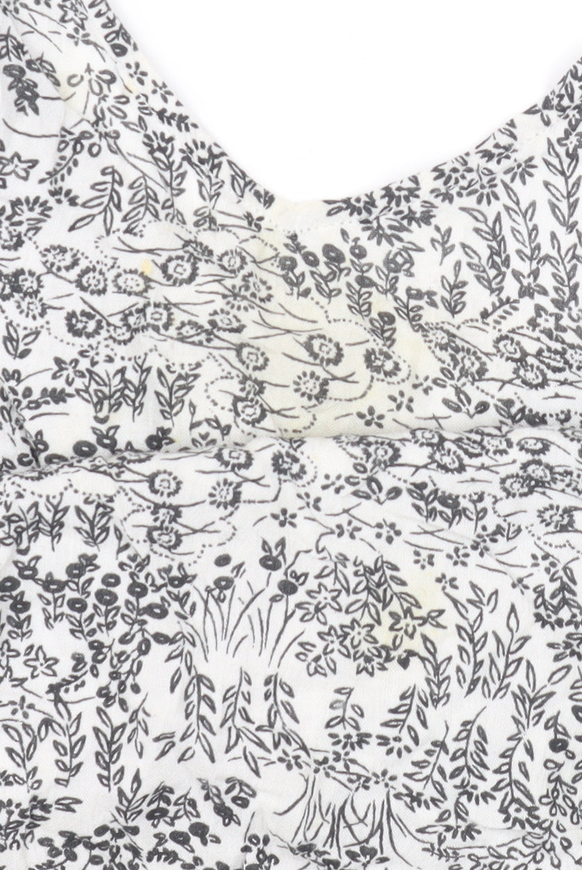 Fat Face Women's Multicoloured Floral Blouse Size 16