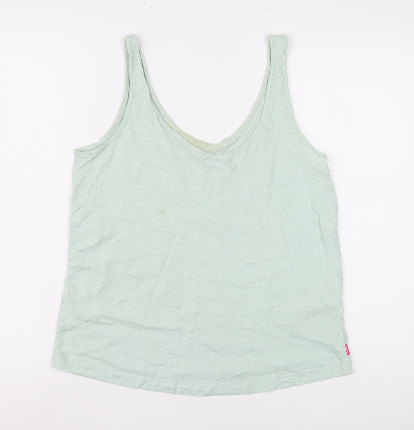 Superdry Women's Green Cotton Tank Top Size 10