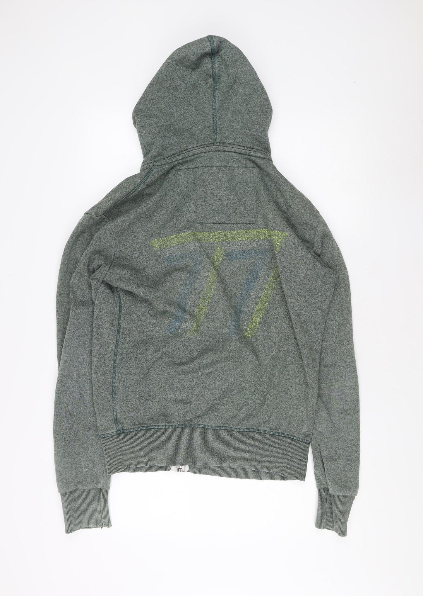 Superdry Men's Green Full Zip Hoodie, Size S