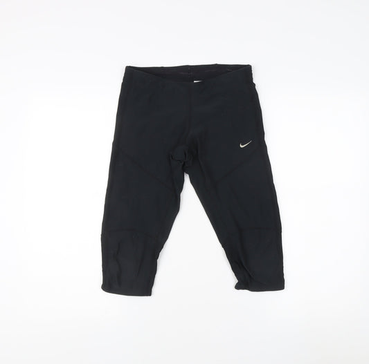 Nike Women's Black XS Cropped Leggings for Running