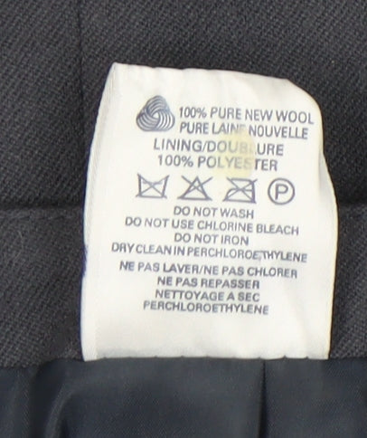 Alexon Black Wool Blazer Women Size 14 Business Casual