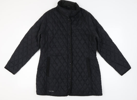 Trespass Women's Black 2XL Quilted Jacket