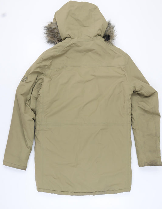 Jack & Jones Beige Parka Unisex Medium Winter Jacket
