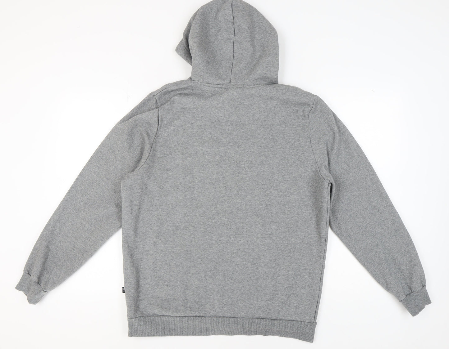 Puma Men’s Grey Hoodie L Pullover Logo