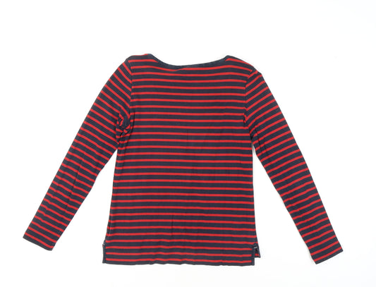 Tommy Hilfiger Women's Multicoloured Striped T-Shirt - S
