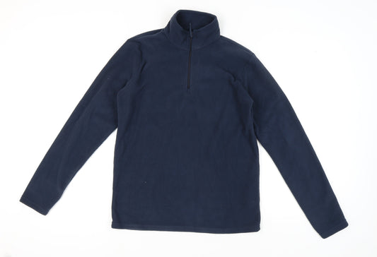 Mountain Warehouse Men's Blue XS 1/2 Zip Sweatshirt