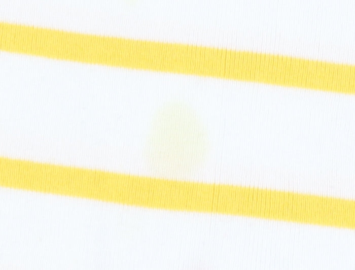 Hobbs Women's White M Striped Pullover Jumper