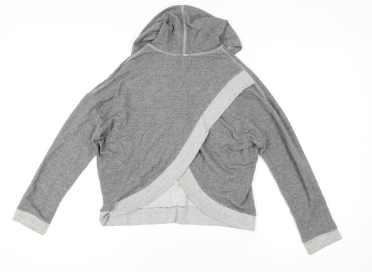 Sundry Women's Grey Pullover Hoodie Size 12 - Good Vibes