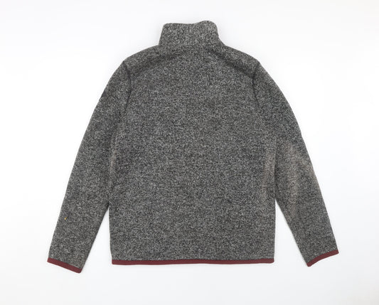 Hollister Men's Grey Jacket, S, Stand-Up Collar, Casual